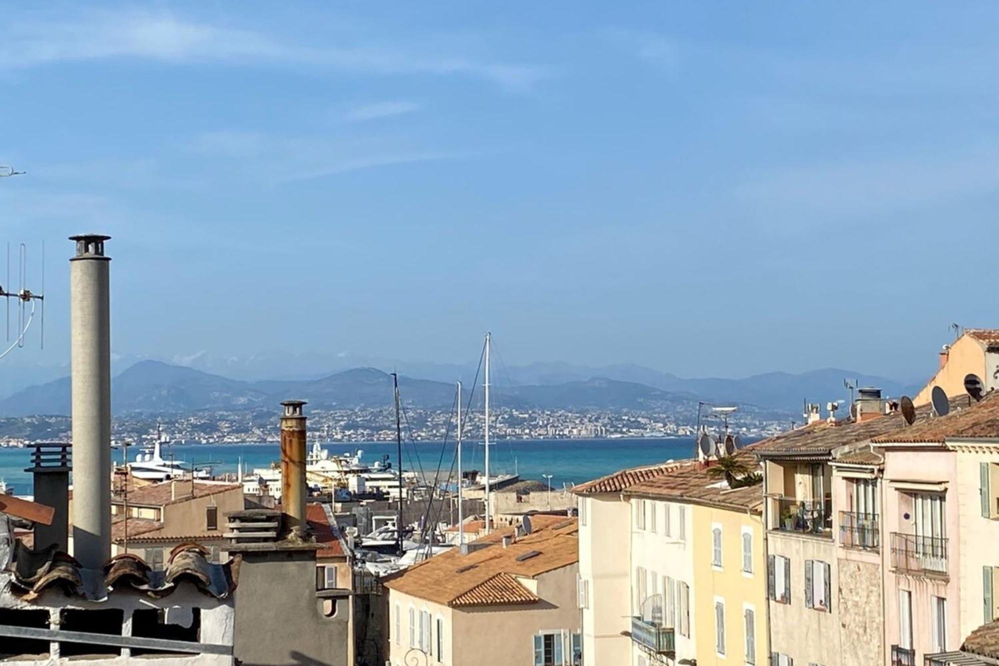 06M - Old Antibes Beautiful Duplex Terrace With Sea View Apartman Kültér fotó