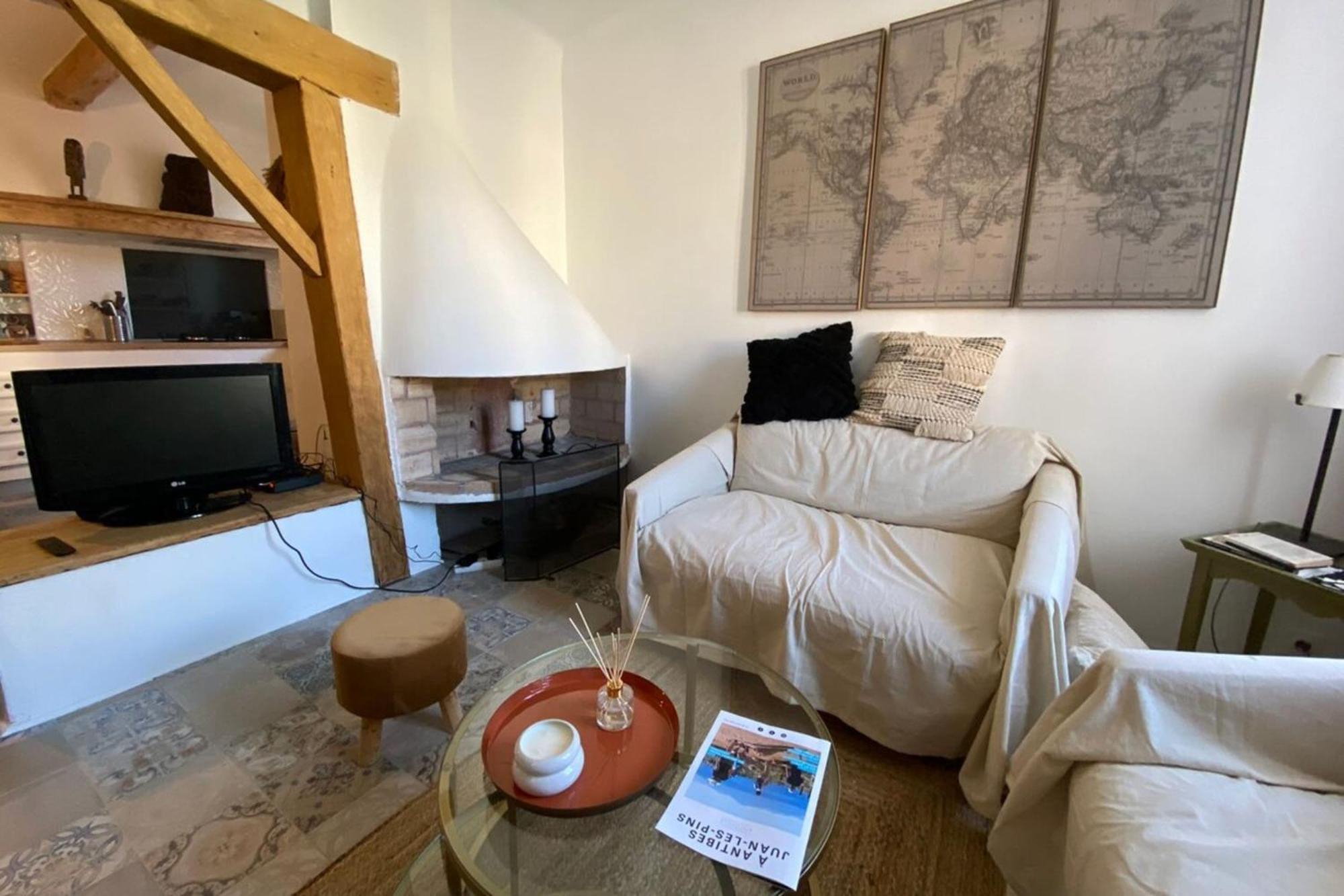 06M - Old Antibes Beautiful Duplex Terrace With Sea View Apartman Kültér fotó