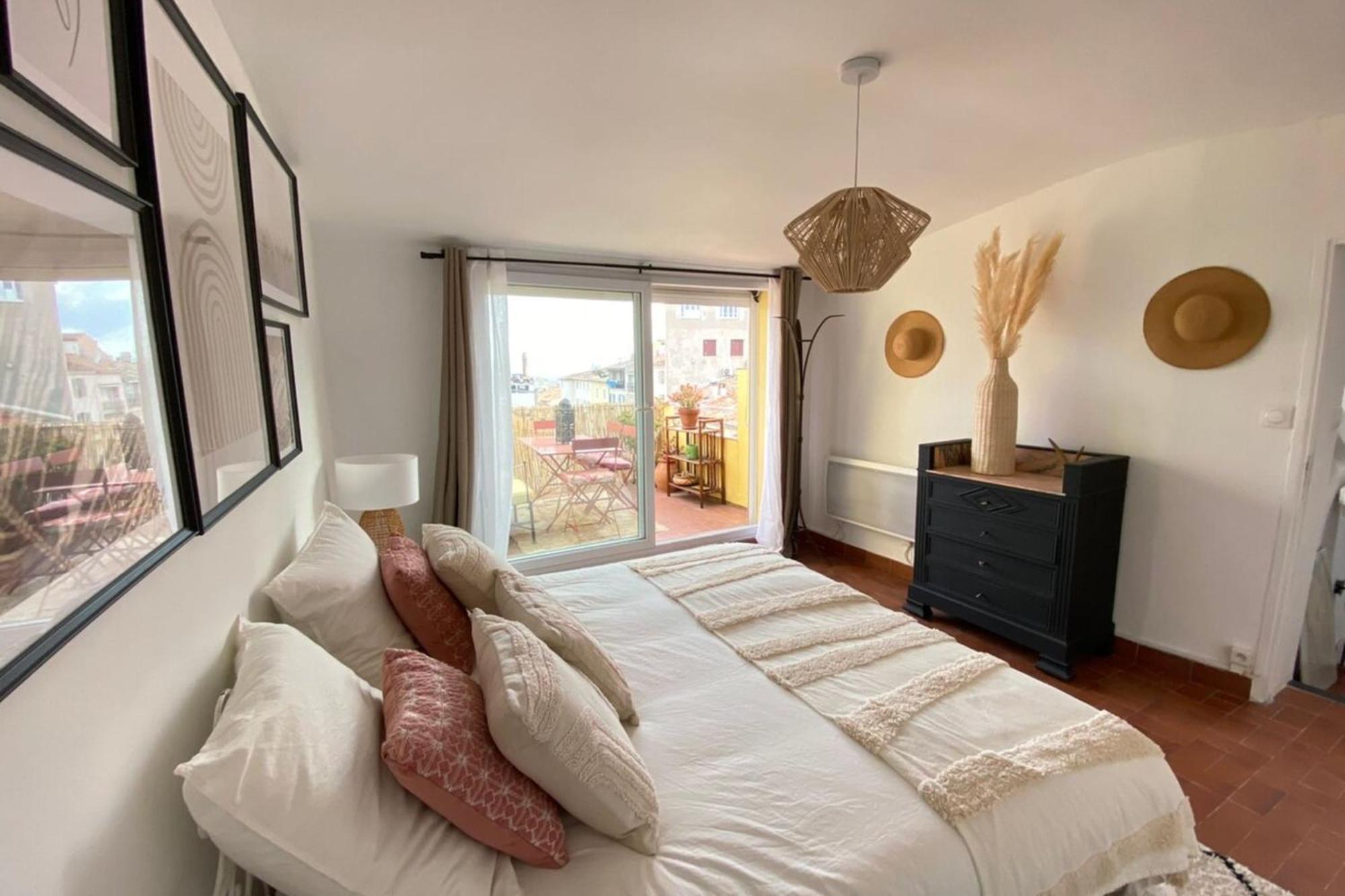 06M - Old Antibes Beautiful Duplex Terrace With Sea View Apartman Kültér fotó